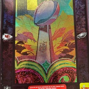 NFL Championship Program with Vibrant Colors